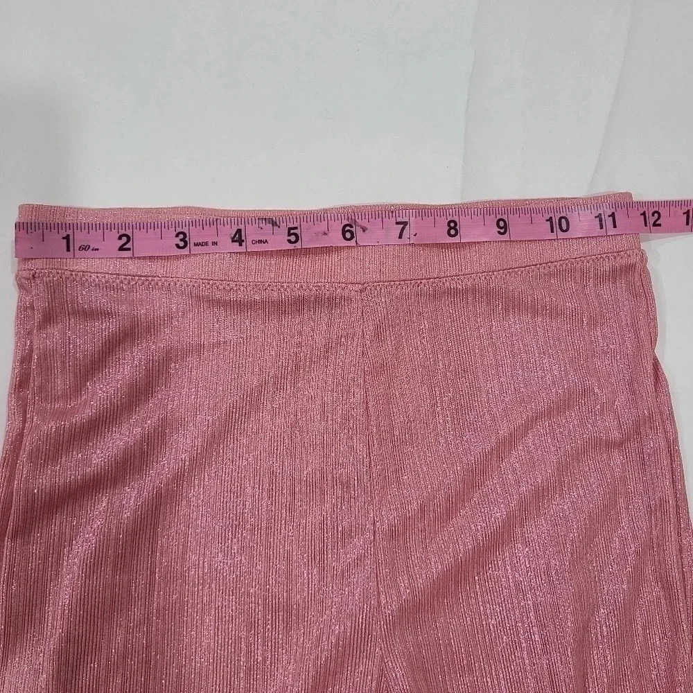 Poster Grl Size XS Disco‎ Pants Festival Rave Pink Shimmer Barbiecore Dolls Kill - Picture 5 of 11